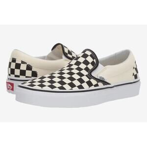 Van's Classic Slip-On Checkerboard Shoe Womens 8 Excellent Condition Best Seller